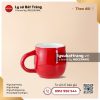 Cốc cà phê trứng quai tim - Men màu