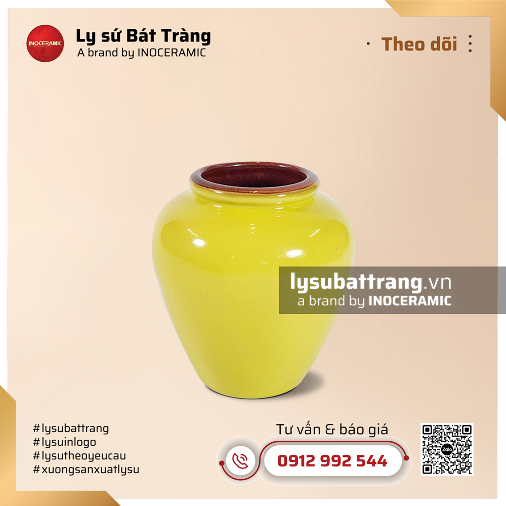 Lu bia bầu 400ml - Men màu