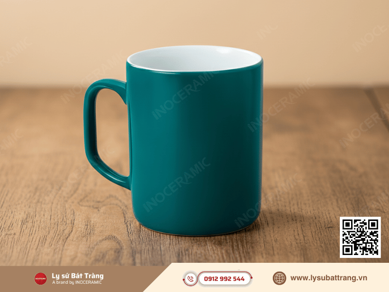 Thiết kế tay cầm ly sứ vuông dưới góc nhìn thẩm mỹ