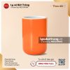 Ly sứ trụ trơn 340ml – Men màu cam
