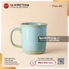 Ly sứ Sương Lam quai C 250ml – Men hỏa biến