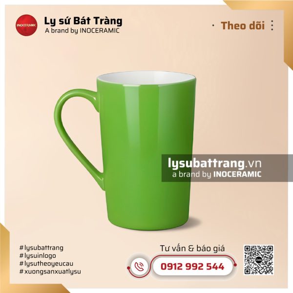 Ly vát 320ml – Men màu – Hình 2