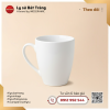 Ly bầu quai tim 270ml – Màu trắng