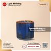 Ly trụ tròn thấp 180ml - Men hỏa biến
