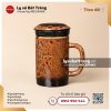 Ca lọc trà men hỏa biến Hổ Phách