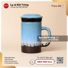 Ca lọc trà sứ Thanh Ngọc - Men hỏa biến