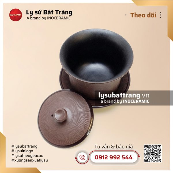 Chén bát sâm men gốm Tử Sa – Hình 2