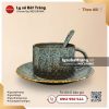 Cốc cafe rêu - Men hỏa biến