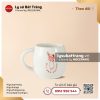 Cốc cà phê trứng quai C All Day Coffee - Hoa văn