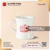 Cốc eo quai tim Mãi Bên Nhau - Hoa văn