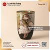 Cốc miệng loe không quai Sen Gấm - Men hỏa biến