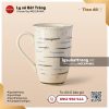Cốc miệng loe quai tim Mộc Lam - Men hỏa biến