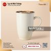 Cốc sứ miệng loe quai tim Sương Mộc - Men hỏa biến