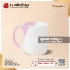 Ly sứ trụ quai C hai màu men matt – Quà tặng tri ân hội phụ nữ
