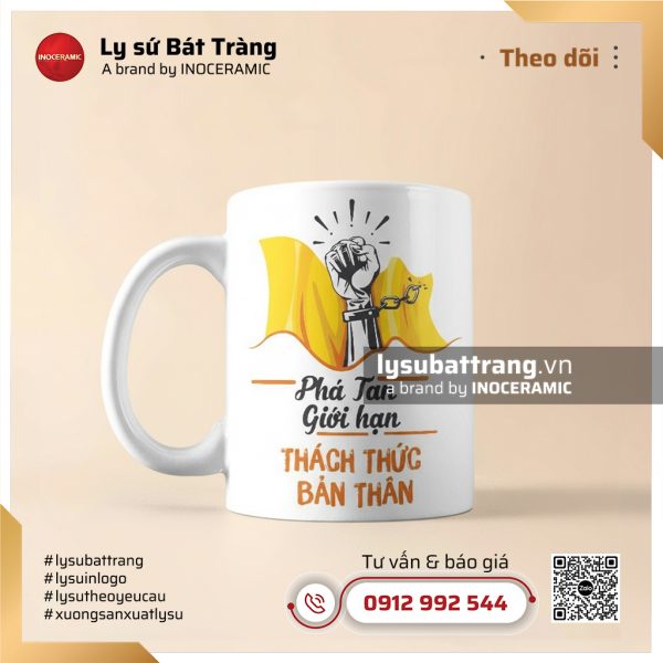 Ly cốc sứ truyền cảm hứng Phá tan giới hạn, thách thức bản thân