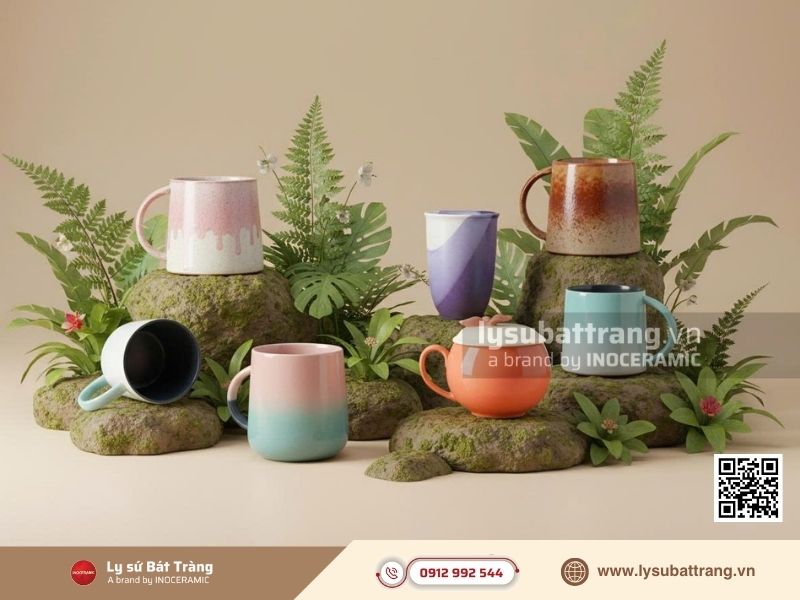 Ly sứ Bát Tràng quà tặng spa cao cấp tại khu vực miền Nam
