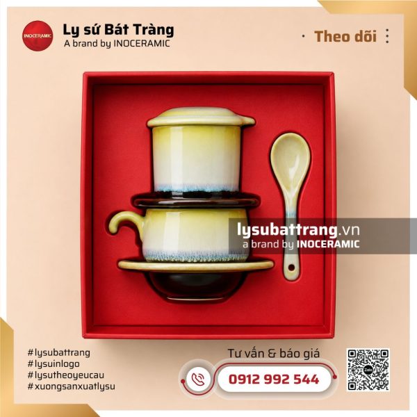 Bộ giftset quà tặng phin cà phê Thỏ Ngọc – Hình 3