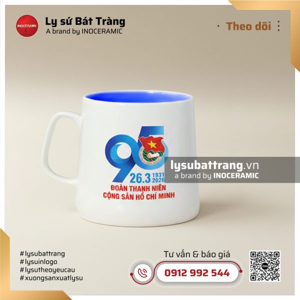 Ly sứ logo 95 năm Đoàn Thanh niên – Hình 10