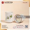 Cốc sứ đựng nến trụ men ngà Hà Liên