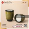 Cốc nến thơm men hỏa biến Hoàng Thạch