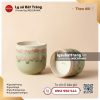 Cốc nến thơm trụ thấp size nhỏ men chảy Ngọc Diệp