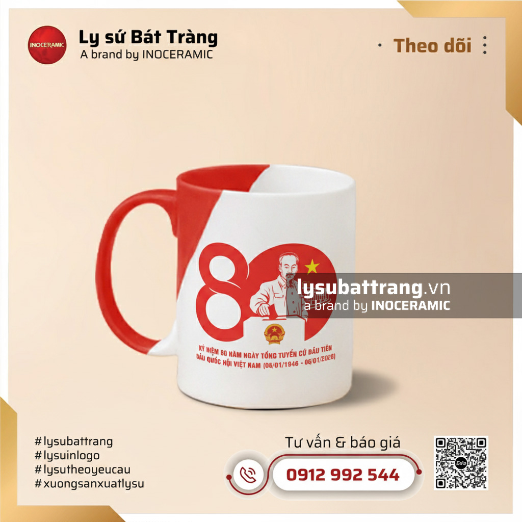 Mẫu ly sứ logo bầu cử đại biểu – Hình 2