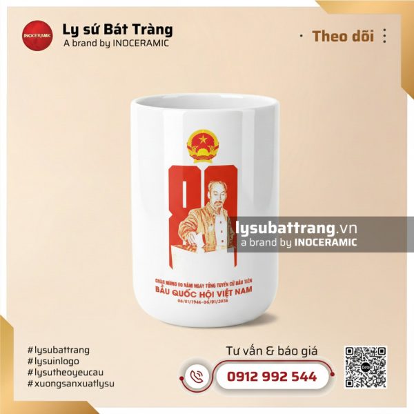 Mẫu ly sứ logo bầu cử đại biểu – Hình 3