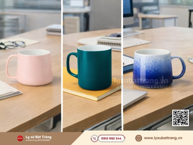 Ly sứ Onboarding quai vuông trẻ trung, hiện đại, hợp nhân sự văn phòng mới