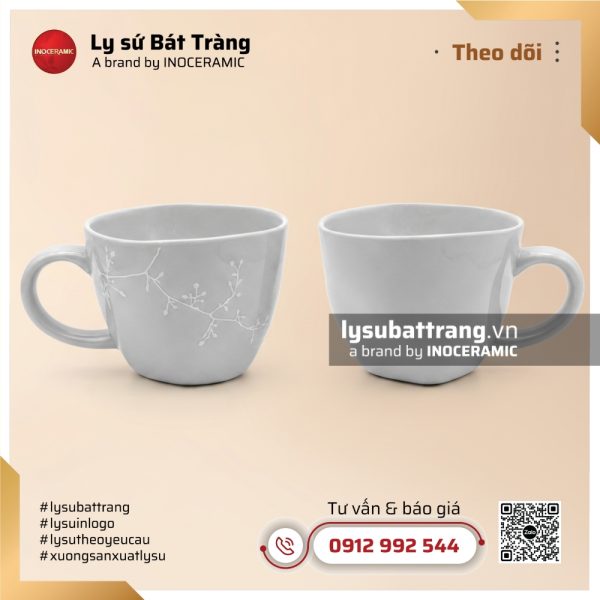Cốc méo có quai màu pastel – Hình 4