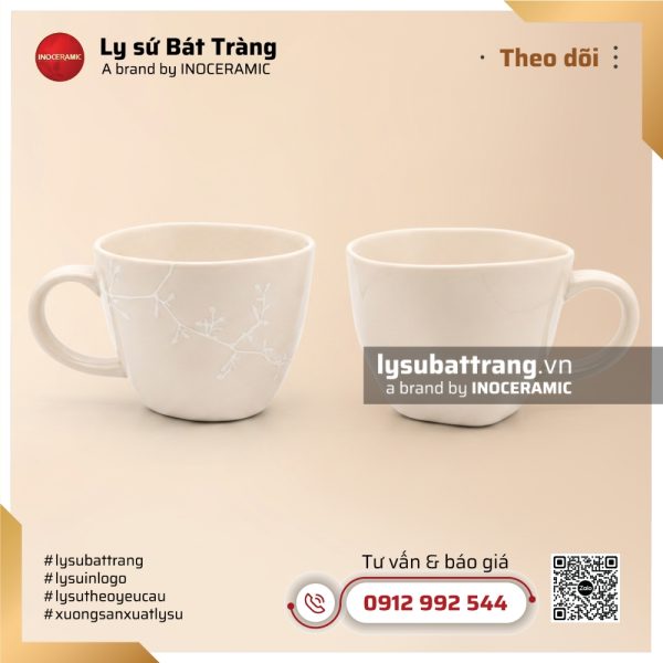 Cốc méo có quai màu pastel – Hình 6