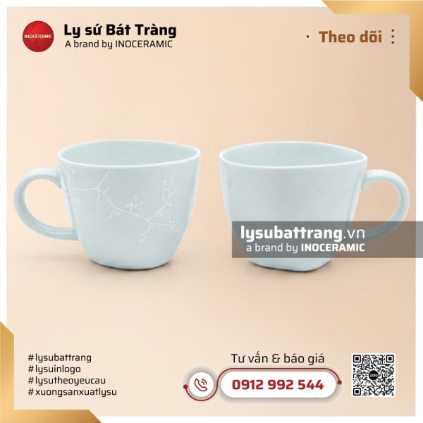 Cốc méo có quai màu pastel – Hình 7