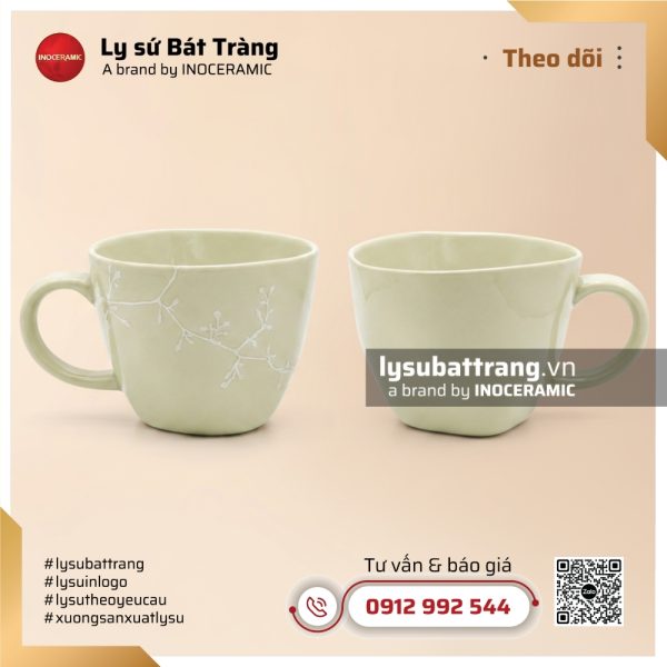 Cốc méo có quai màu pastel – Hình 8