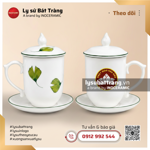 BST ly sứ quà tặng kỷ niệm Đại lễ Phật Đản Rằm tháng 4 Âm lịch hằng năm – Hình 6