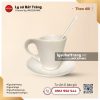 Tách sứ cafe dáng chóp cụt men ngà