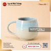 Cốc sứ bầu thấp Lam Ghi