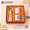 Quà tặng doanh nghiệp 2 ly sứ - Tháng Mười