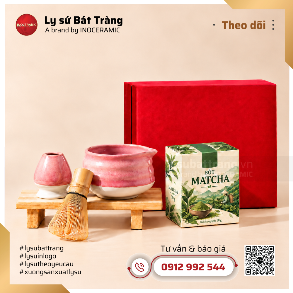 BST set Diệu Sắc hồng trắng - Quà tặng phụ nữ 20 10 cao cấp